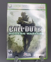 Call of Duty 4 Modern Warfare Microsoft Xbox 360 2007 Complete Tested - £4.65 GBP
