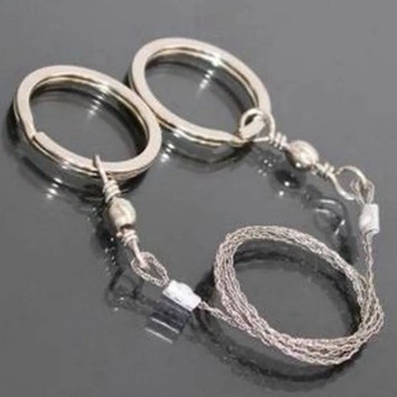 Portable Stainless Steel Wire Saw Outdoor Survival Self Defense Camping ... - £14.30 GBP