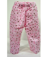 (I20B35) Clothes American Handmade Pink Poke-A-Dot Pants 18&quot; Inch Doll  - £7.85 GBP