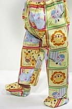 (I20B35) Clothes American Handmade Blue Animal Pants and Shoes 18" Doll - $9.99