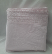 Simply Shabby Chic ~ King Flat Pink Sheet with Embroidered Scalloped Top Border - £58.44 GBP