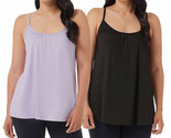 32 Degrees Ladies&#39; Size Medium Bra Top Camisole, 2-pack, Ht. Lilac - Black - $16.99