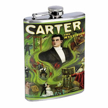Carter the Great Poster Magic Flask 8oz 015 - £11.57 GBP