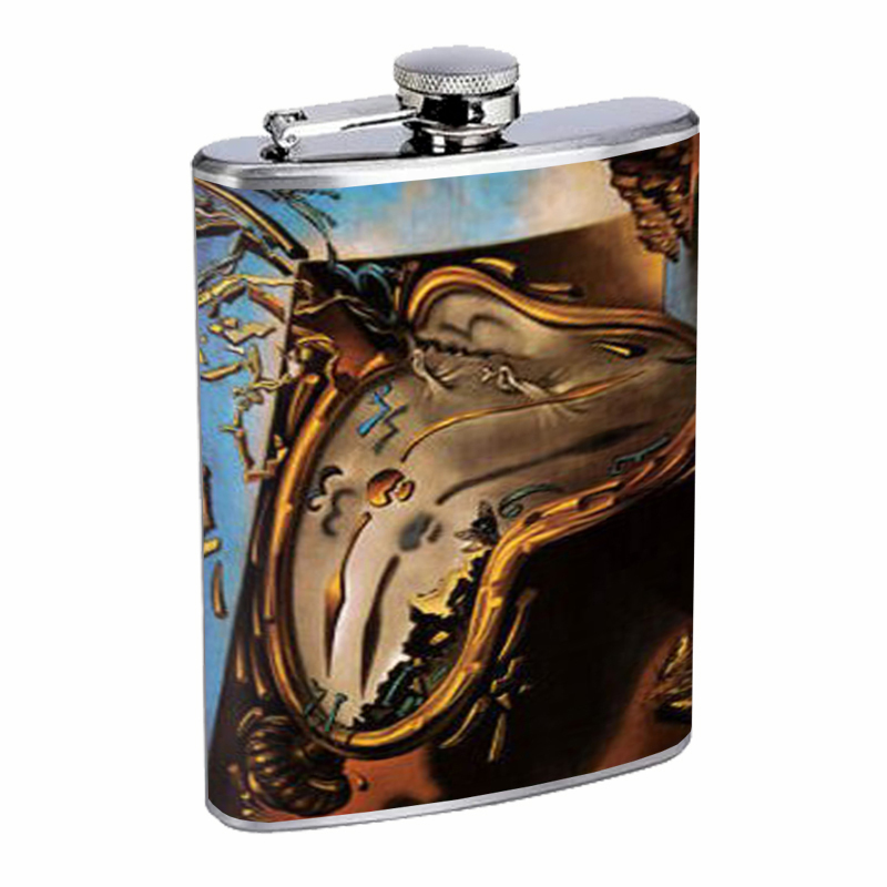 Salvador Dali Soft Watch Melts Flask 8oz 042