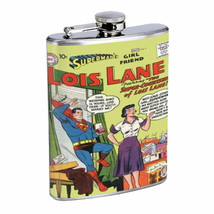 Superhero Lois Lane #4 Comic Book Flask 8oz 055 - £11.40 GBP