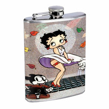 Betty Boop In Marilyn Monroe Pose Flask 8oz 087 - $14.48