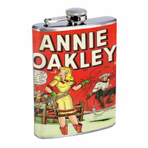 Annie Oakley 1948 Comic Book Double-Sided Flask 8oz 226 - £11.43 GBP