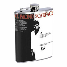 Al Pacino Brian De Palma Scarface Flask 8oz 260 - £11.40 GBP