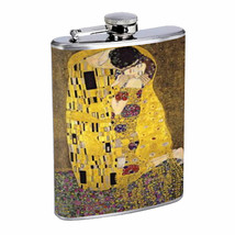 Gustav Klimt The Kiss Flask 8oz 250 - £11.57 GBP