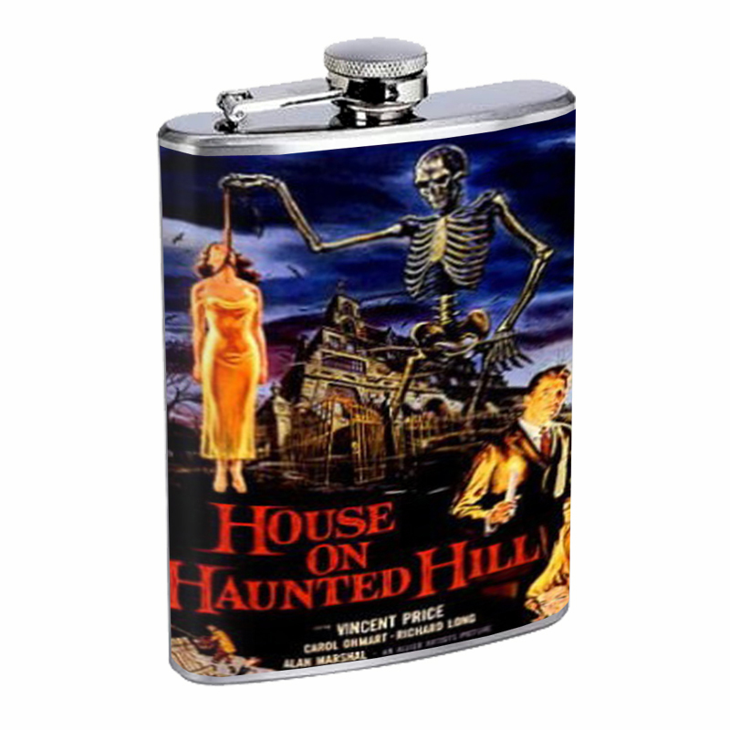 Vincent Price, William Castle Flask 8oz 254