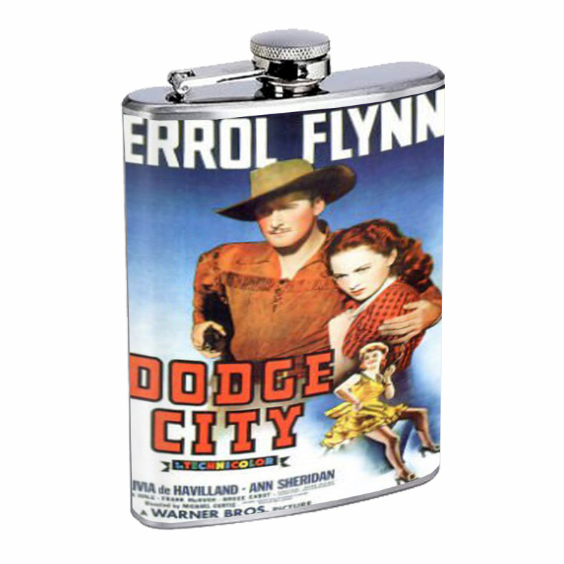 Errol Flynn Dodge City Flask 8oz 327