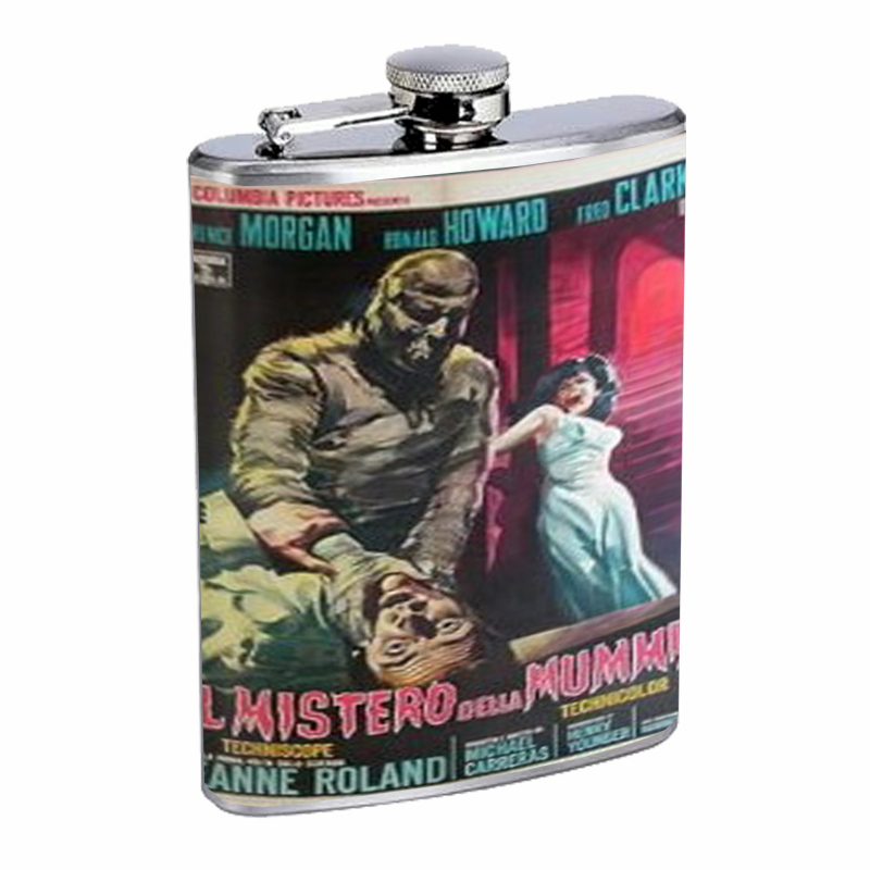 Curse of the Mummy's Tomb 1964 Flask 8oz 391