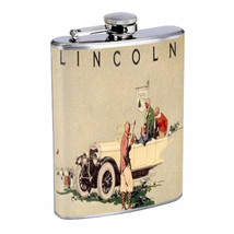 Lincoln Car 1920s Vintage Ad Flask 8oz 431 - $14.48