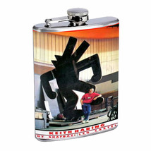 Keith Haring Photo &amp; Sculpture Flask 8oz 427 - $14.48