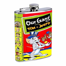 Tom &amp; Jerry Comic Book &#39;Flask 8oz 483 - £11.38 GBP
