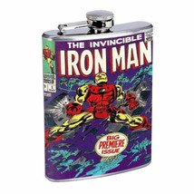 Iron Man #1 1968 Comic Book Flask 8oz 524 - £11.38 GBP