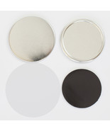 100 Sets Badge Rubber Magnetic Button Fits 2-1/4&#39;&#39; 58mm Button maker Parts - $21.28