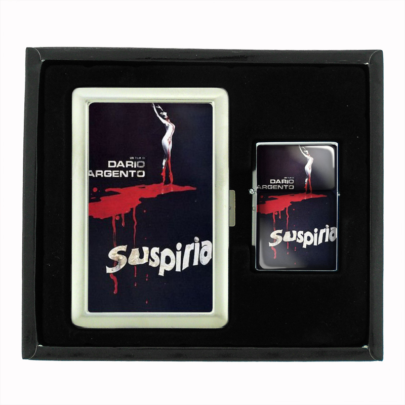 Dario Argento 1977 Suspiria, Cigarette Case Oil Lighter Set 167