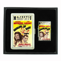 Katharine Hepburn, Cary Grant Cigarette Case Oil Lighter Set 170 - £12.18 GBP