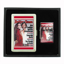 Rita Coolidge Kris Kristofferson Cigarette Case Oil Lighter Set 271 - £11.57 GBP