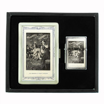 Fanny Hill Erotic Art Graphic Cigarette Case Oil Lighter Set 400 - £12.17 GBP