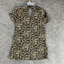 Trixxi Top Women&#39;s Small Short Sleeve Cheetah 100% Polyester S - $9.49