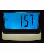 Digital Desk Clock CL-110 ~ w/Time, Temperature, Date, Changing Color Ba... - $33.54 CAD