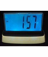 Digital Desk Clock CL-110 ~ w/Time, Temperature, Date, Changing Color Ba... - £19.49 GBP