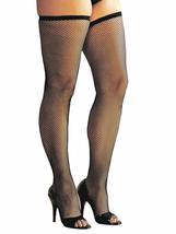 Plus Size Fishnet Thigh High Stockings - £14.82 GBP