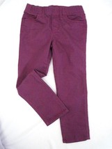 Girl's Size 4T Skinny Stretch Pants Cherokee Fuchsia Inseam 17" Elastic Waist - $8.03