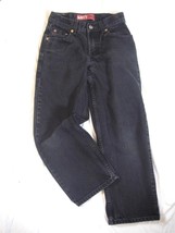 An item in the Fashion category: Boys Teen Size 25x25 Levis 550 Relaxed Fit Jeans Straight Leg  Black Wash Cotton