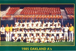 1985 OAKLAND ATHLETICS A&#39;s 8X10 TEAM PHOTO MLB BASEBALL PICTURE - £3.86 GBP