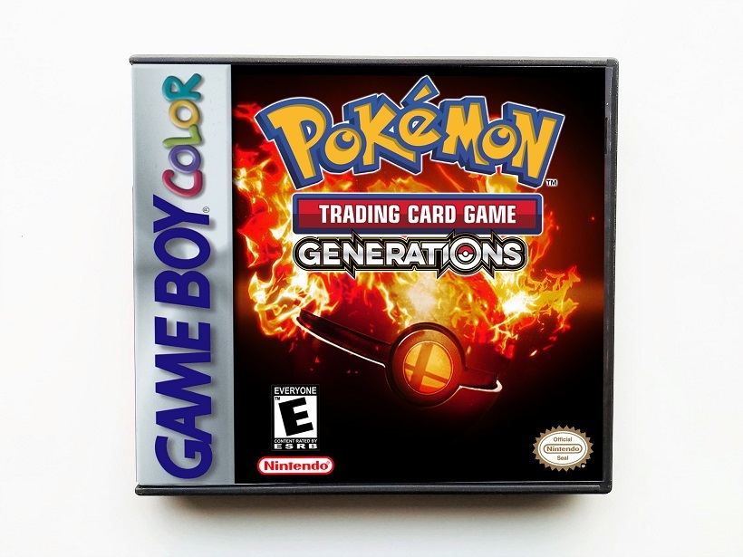 Pokemon Trading Card Game TCG Generations Game / Case - Gameboy Color (GBC)