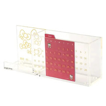 Erin Condren x Hello Kitty Acrylic Perpetual Calendar Desk Organizer NEW W TAG - £61.79 GBP