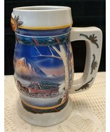 BUDWEISER 2000 HOLIDAY STEIN &quot;HOLIDAY IN THE MOUNTAINS&quot; - $25.36 CAD