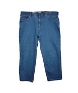 SCANDIA WOODS Men&#39;s 48x30 Elastic Comfort Waist Jeans, Big &amp; Tall, Gorpc... - $24.19