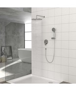 10&quot; Rain Shower Head: Dual, Brushed Nickel, Wall Mount - $3,826.75 MXN