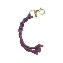 Macrame Key Chain Keyring Purple - £10.90 GBP