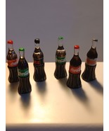 6pc set of Coke Bottles miniature on 1/12 scale - $65.70 MXN