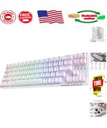 Dynamic RGB Backlit 68 Keys Mechanical Keyboard - Hot-Swap and Stand-Alo... - $1,290.26 MXN