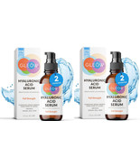 2 GLEOW New 2024 Pure Hyaluronic Acid Serum for Face, Hydrating Serum An... - $68.45 CAD
