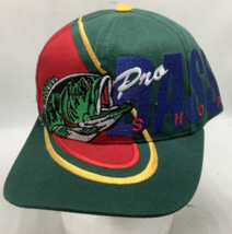 Bass Pro Shops Rare Embroidered All Over Big Logo Fishing Cap Hat Outdoo... - $140.04