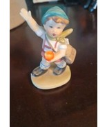 VINTAGE NAPCOWARE BOY WITH APPLE FIGURINE  C7199 4&quot; - $10.39