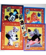 DISNEY:  IMAGINATION STAMPED PREMIUM POSTAL CARDS  - 5 CARDS X 4 DESIGNS