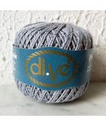Di.Ve´ Polinesia Cotton/Viscose Yarn Made in Italy - 1 Skein Color Grey ... - $5.46