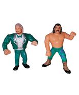 Vtg WWF Million Dollar Man And Jake The Snake 1991 Hasbro Titan Sports F... - $323.59 MXN