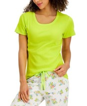 Jenni by Jennifer Moore Womens Sleepwear Ribbed-Knit Pajama T-Shirt Medium - £15.69 GBP