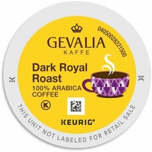 Gevalia Kaffe Dark Royal Roast Coffee 24 to 144 Keurig K cup Pods Pick A... - £21.93 GBP+