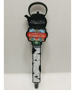 Kombucha Strawberry Sage Heavy Steel Kettle Rare 13.5&quot; Beer Tap Handle M... - £38.73 GBP