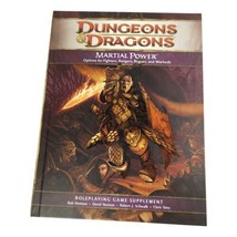 Martial Power Dungeons and Dragons 4th Edition Book 2008 Roleplaying HC - $36.57